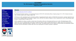 Desktop Screenshot of 2007.cccg.ca